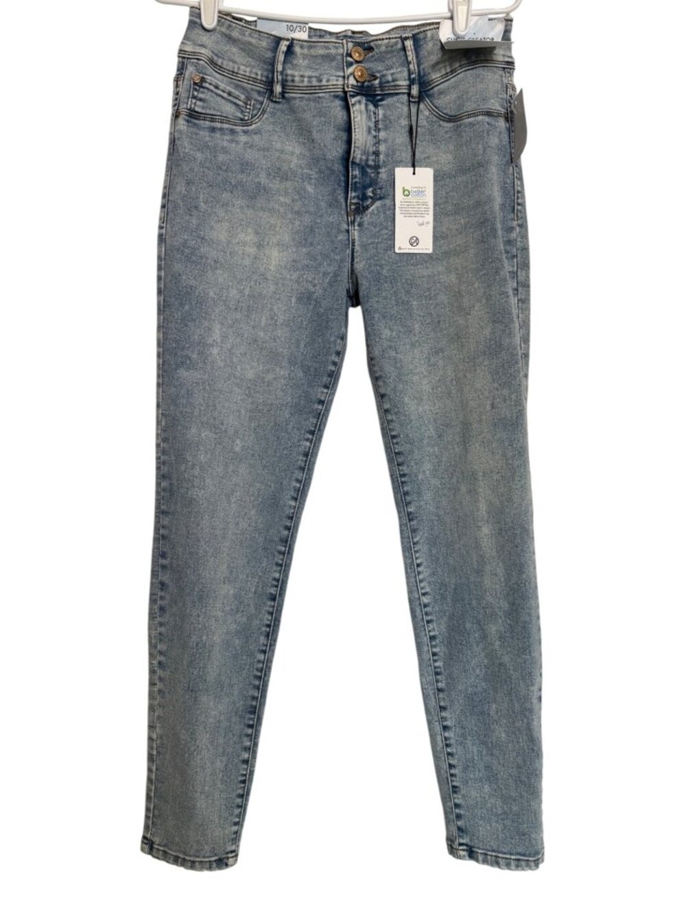 Curve Appeal High Rise Skinny Size 10/30 Jeans Tummy Tuck Lift Rio NWT